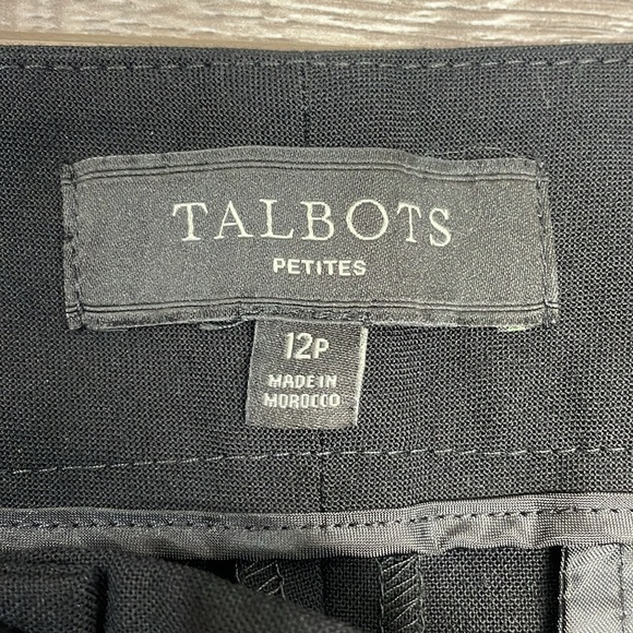 Talbots Heritage Black High Waist Dress Pants 12P - Picture 12 of 15
